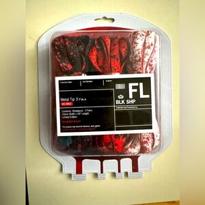 3 pair pack of blood splatter shoelaces